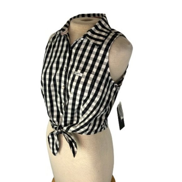 GUESS Tops - Guess Jeans Vintage Throwback Cropped Top Shirt